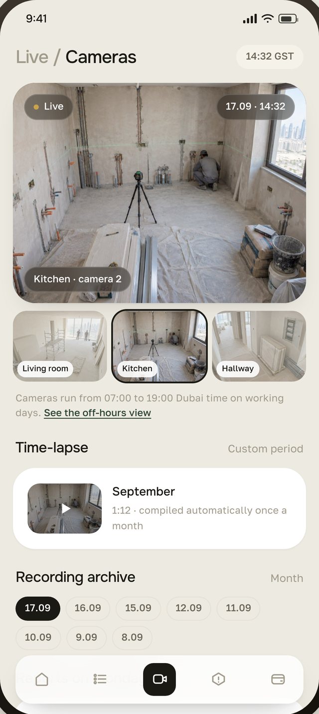 Live, kitchen